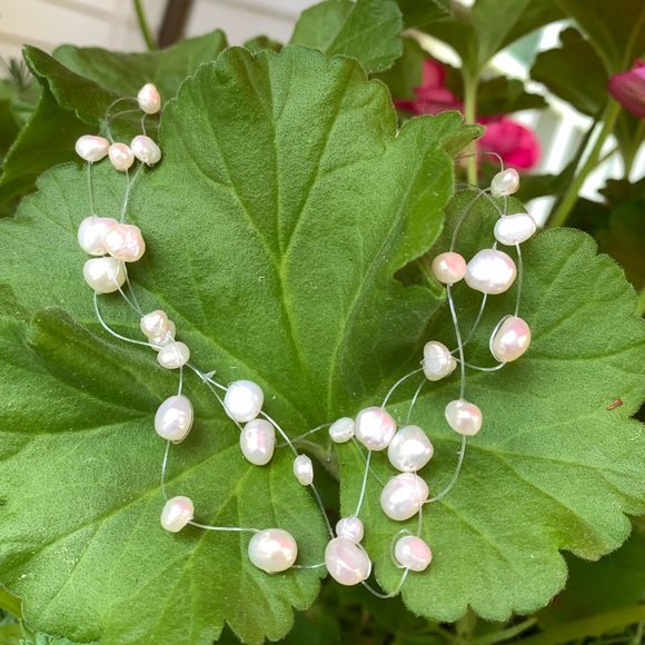 Natural Freshwater Pearl Choker - Picture 2 of 2